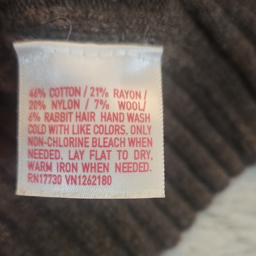 Mossimo Supply Co. Chocolate V-Neck Sweater - Picture 5 of 7